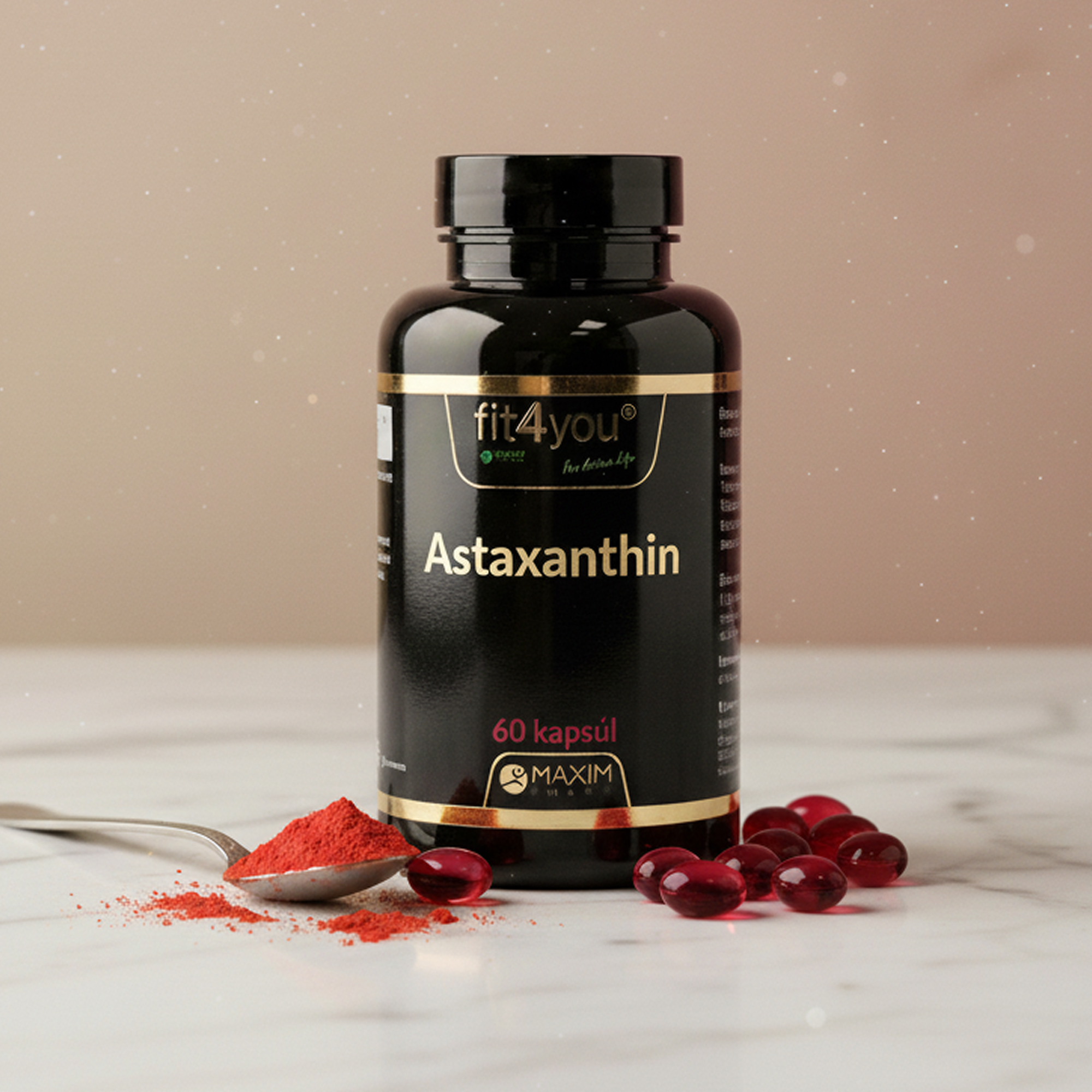 FIT4YOU - Astaxanthin - Doplněk stravy 60 kapsul