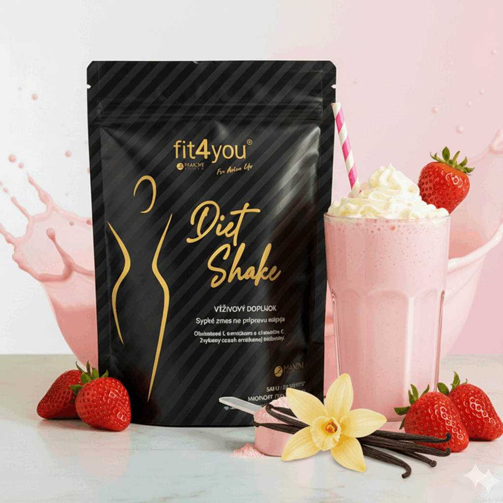 FIT4YOU - Diet shake - výživový doplnok. Sypká zmes na prípravu nápoja.