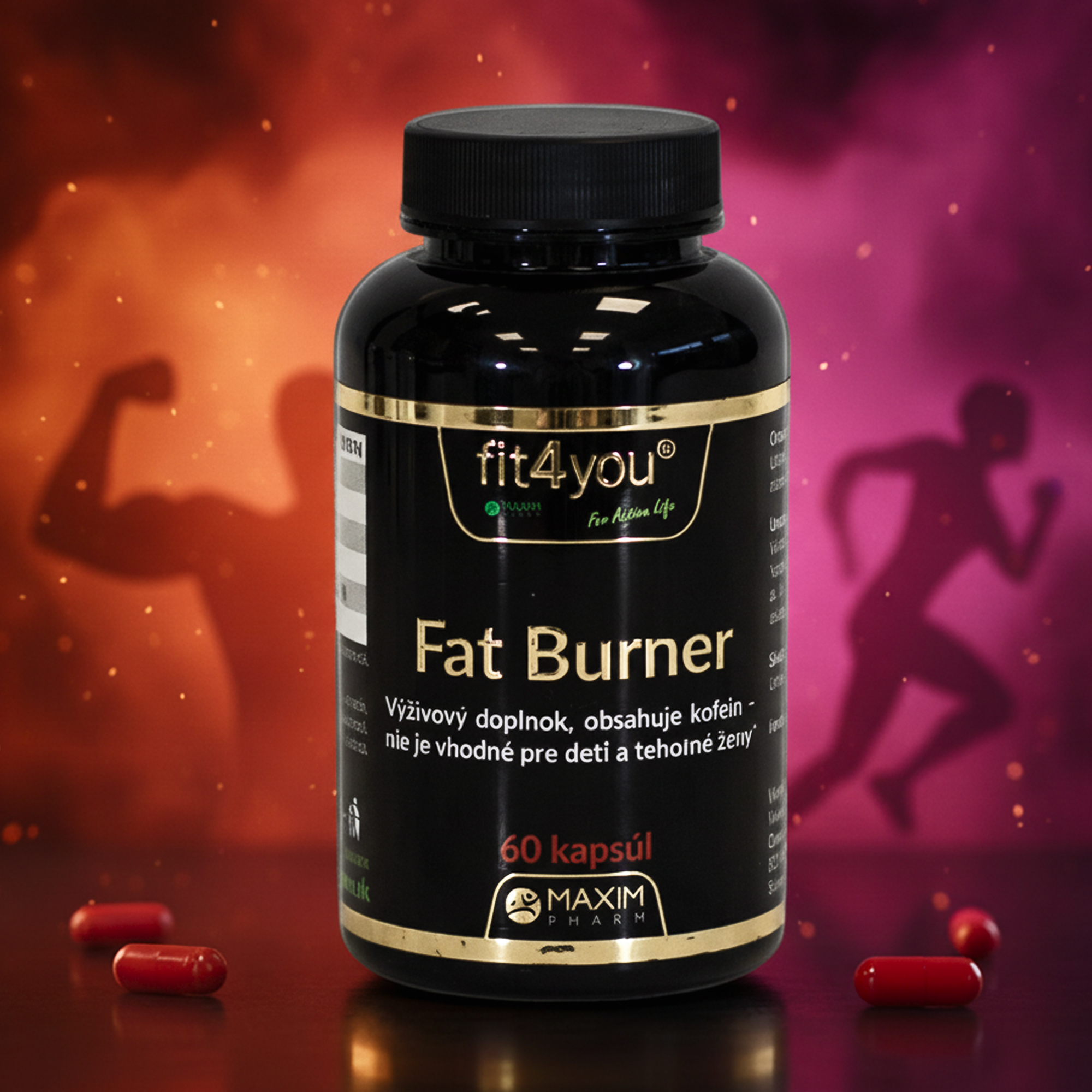 FIT4YOU - Fat burner. Doplněk stravy na hubnutí s kofeinem