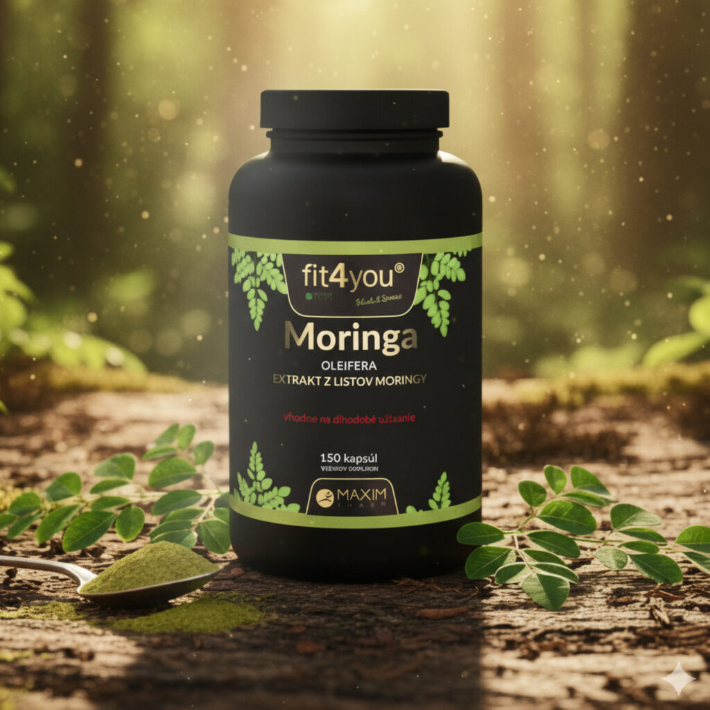 Fit4you Moringa Extrakt z listů Moringy - doplněk stravy 150 kapsul