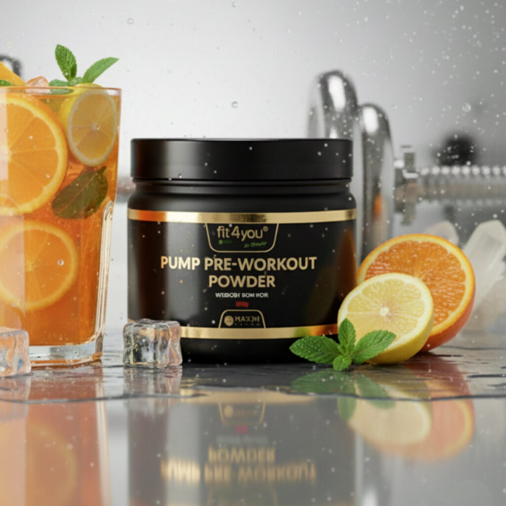 FIT4YOU - Pump pre workout powder. Doplnok pre športovcov