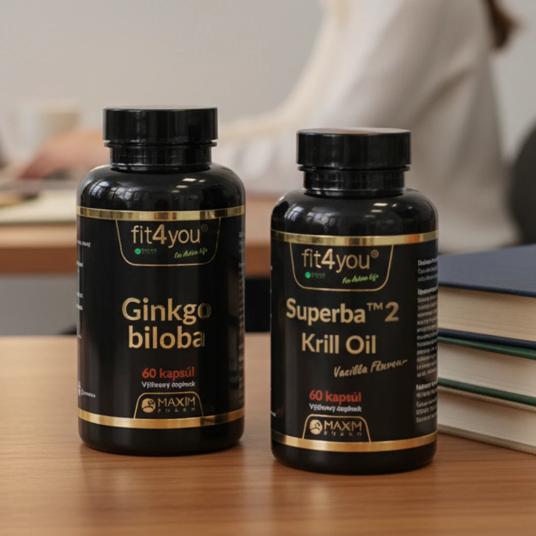 Balíček pro lepší paměť - Superba Krill Oil + Ginkgo Biloba