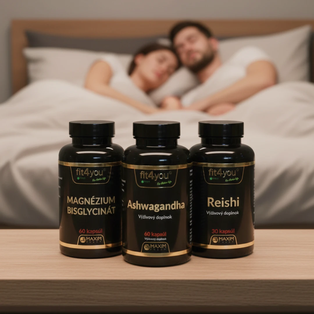 Balíček pro spánek - Reishi + Ashwagandha + Magnesium Bisglycinát