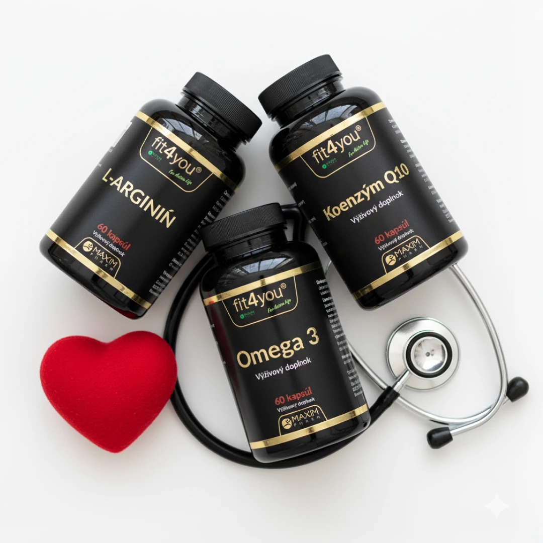 Balíček pro srdce - Omega 3 + Koenzym Q10 + L-Arginin